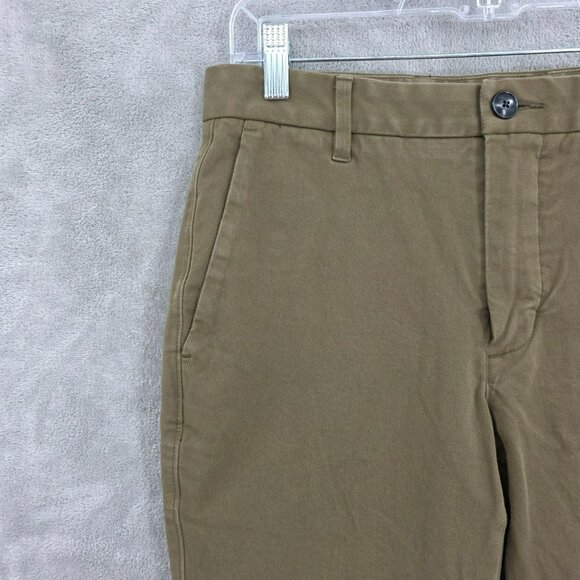Everlane Uniform Performance Chinos Slim Fit Pants 30x30 Olive Army Green Tech - Picture 3 of 10